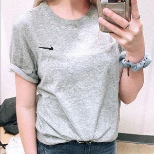 Gray Nike T w/ Black Logo